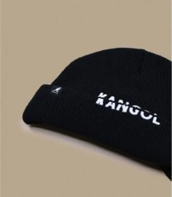 Kangol Sliced Peak Beanie Black -Headict sliced peak beanie black 2