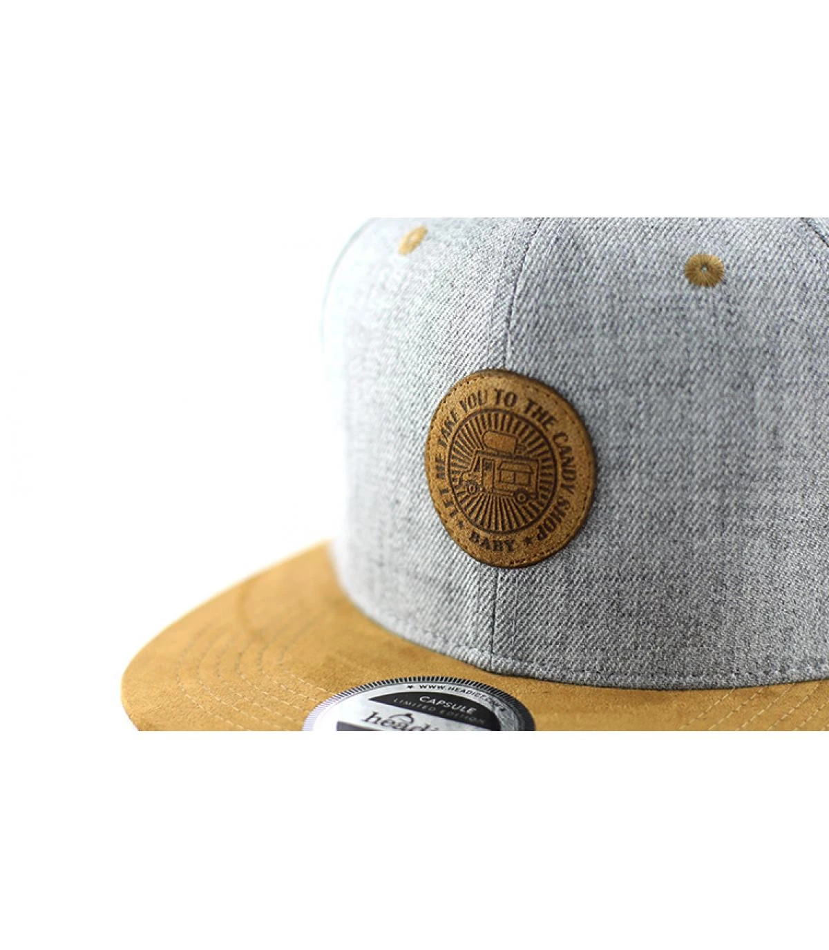 Snapback Candy Shop Grey Brown 5 Snapback Candy Shop Grey Brown – Image 3