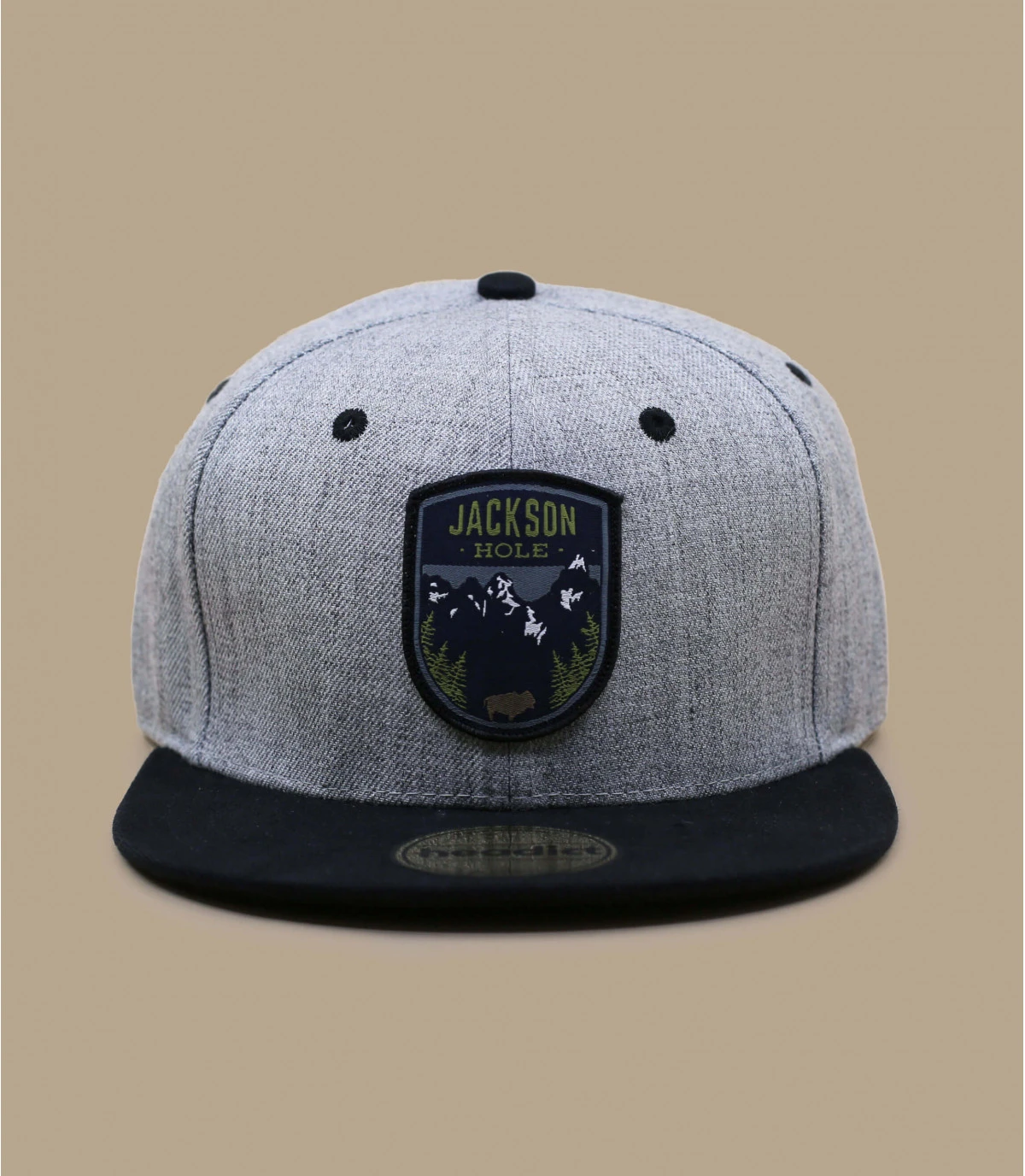 Snapback Jackson Hole Grey Black 3 Snapback Jackson Hole Grey Black