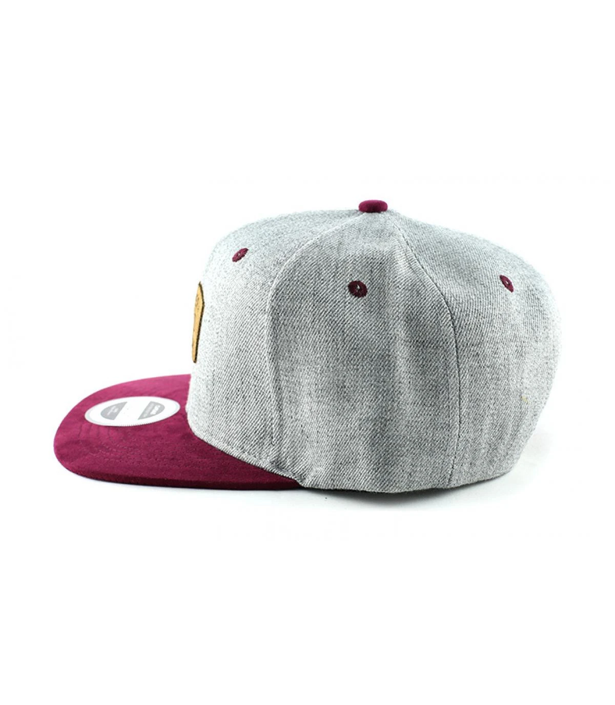 Snapback Powder Session Grey Burgundy 6 Snapback Powder Session Grey Burgundy – Image 4