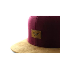 Reell Suede Cap Maroon -Headict suede cap maroonsnapback20bordeaux20suede20Reell