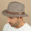 Stetson Traveller CO/PES Taupe 2 Stetson Traveller CO/PES Taupe -Headict traveller co pes taupe