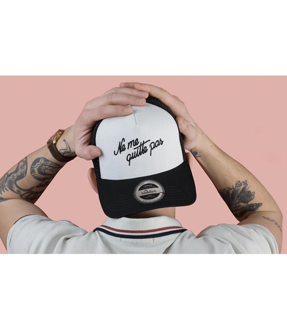 Trucker Ne Me Quitte Pas Black White 3 Trucker Ne Me Quitte Pas Black White