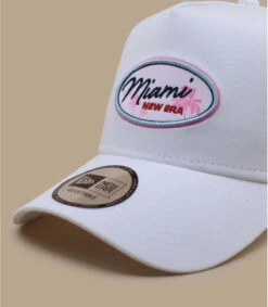 NEW ERA Trucker Oval State Miami White -Headict trucker oval state miami white 1