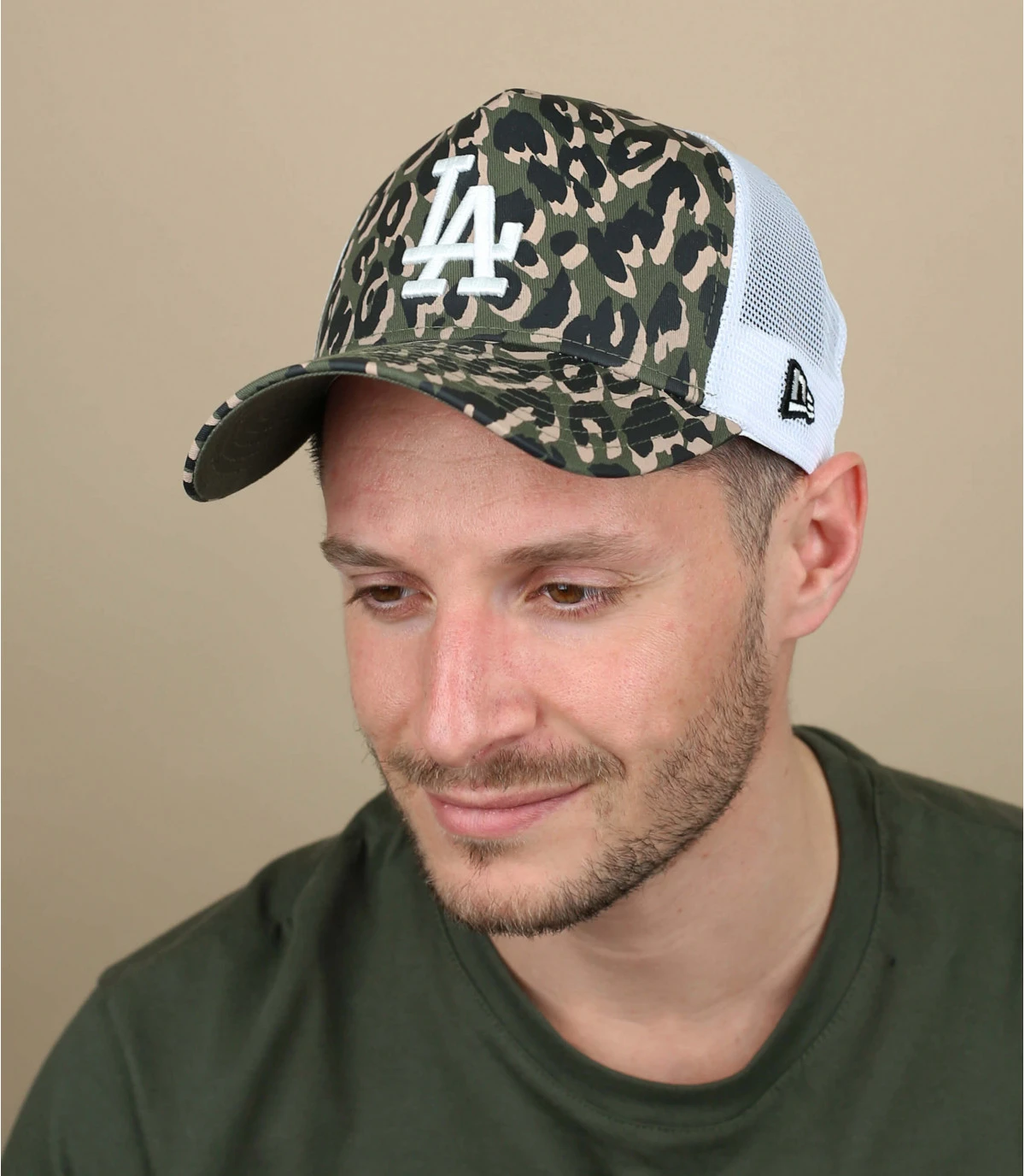 NEW ERA Trucker Seasonal Camo LA Olive 3 NEW ERA Trucker Seasonal Camo LA Olive