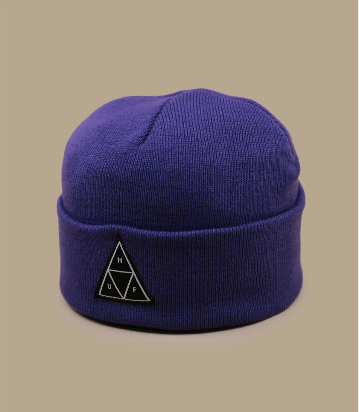 HUF TT Cuff Beanie Purple 4 HUF TT Cuff Beanie Purple – Image 2