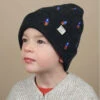 Barts Vinson Beanie Kids Dark Heather -Headict vinson beanie kids dark heatherbonnet20enfant20noir20brode20Vinson20Beanie20Kids20dark20heather