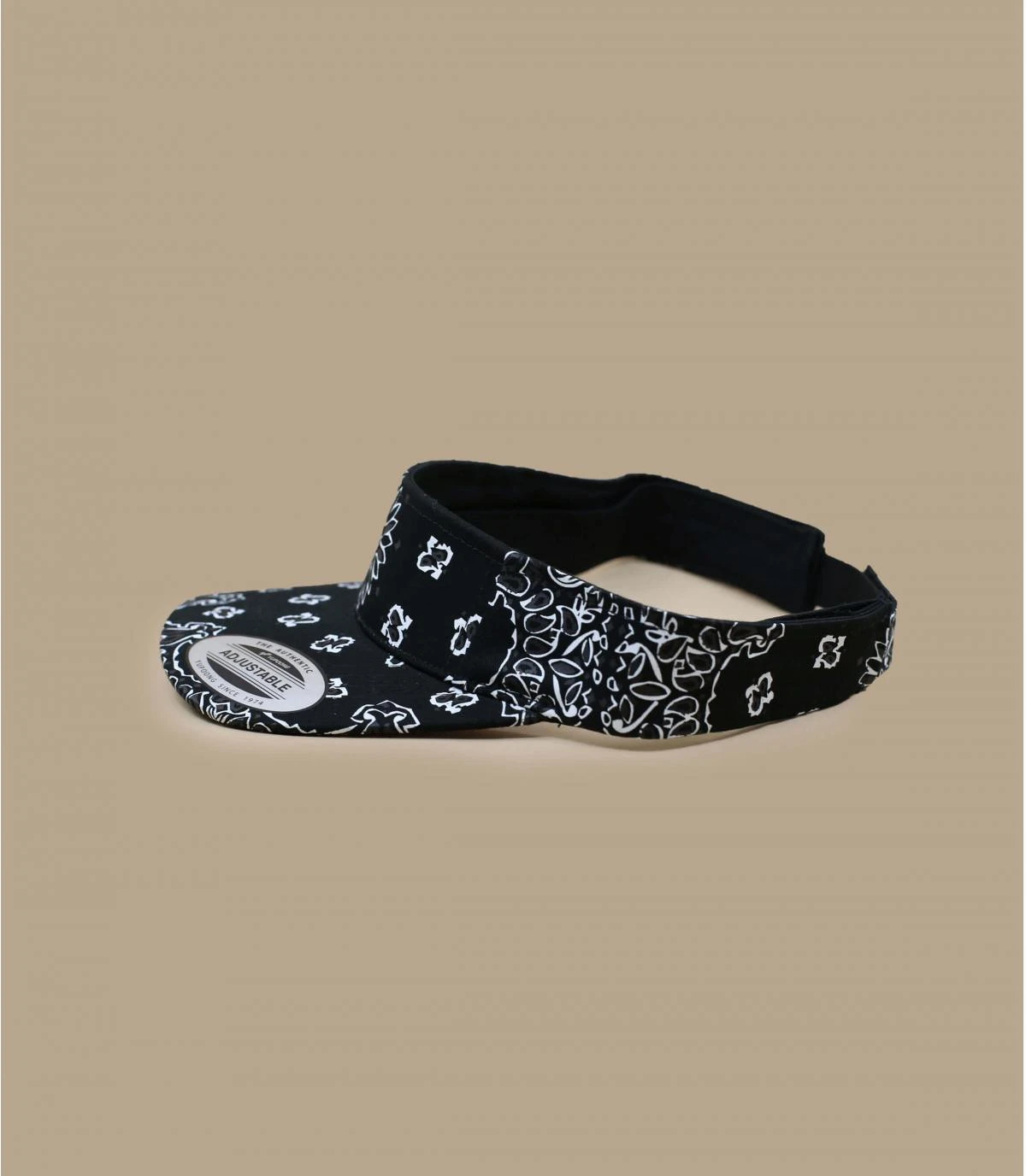 Flexfit Visière Bandana Black 4 Flexfit Visière Bandana Black – Image 2