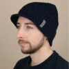 Visor Beanie Navy -Headict visor beanie navy